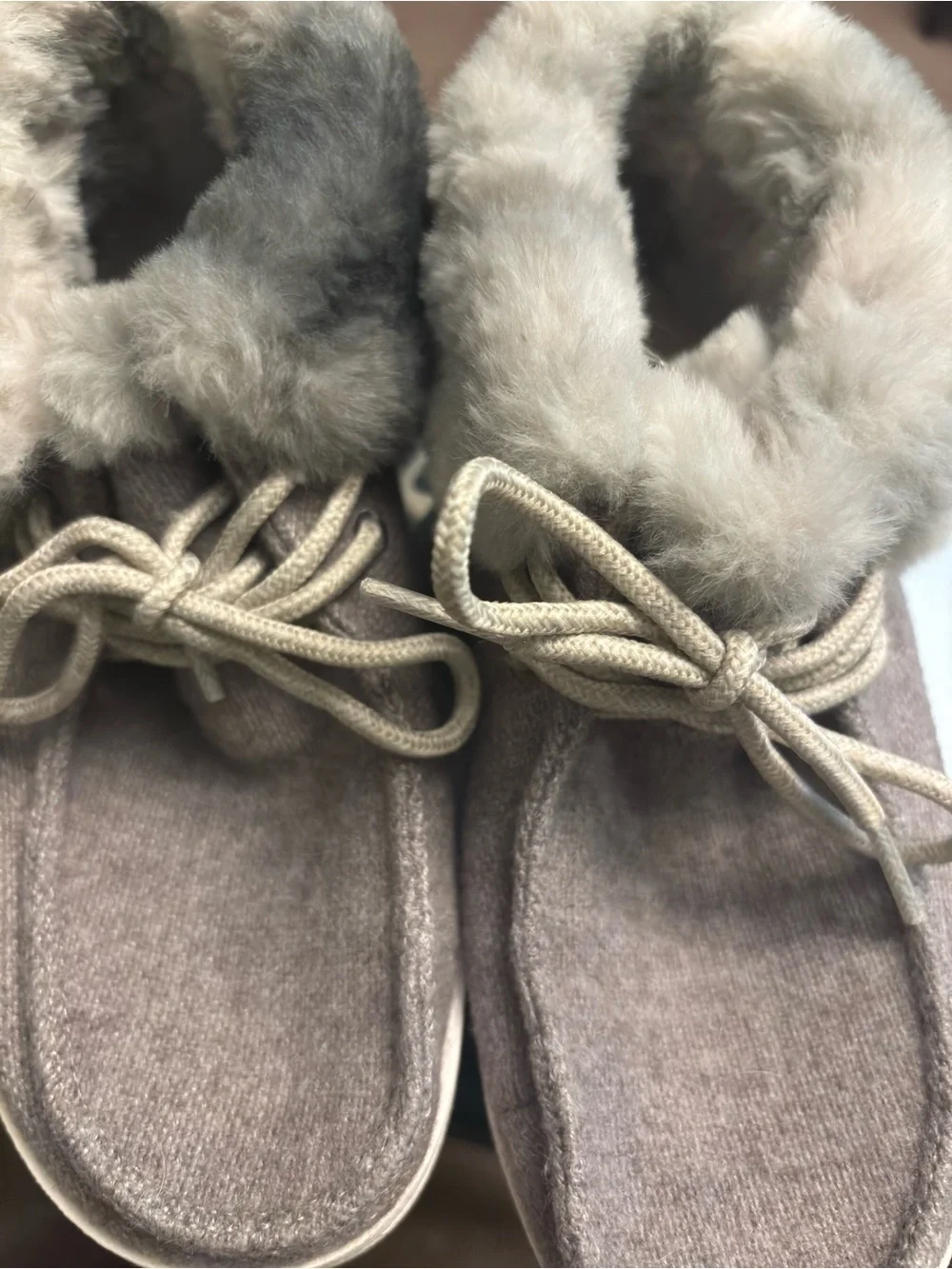 Hey Dude Kids Moccasins in Taupe